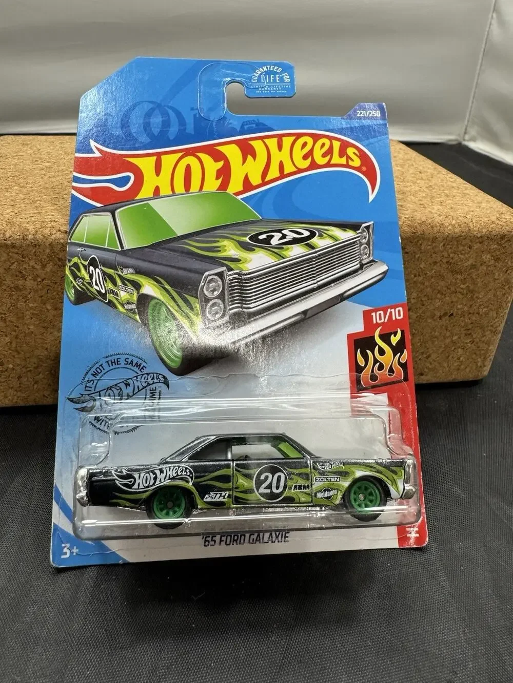 Hot Wheels 2020 Super Treasure Hunt '65 Ford Galaxie STH HW Flames Real Riders